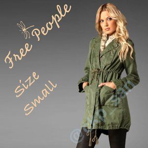 Free People Fur Trimmed Parka Sz S